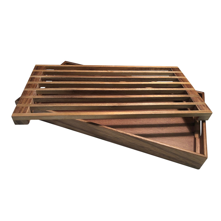 natural wood bread rack